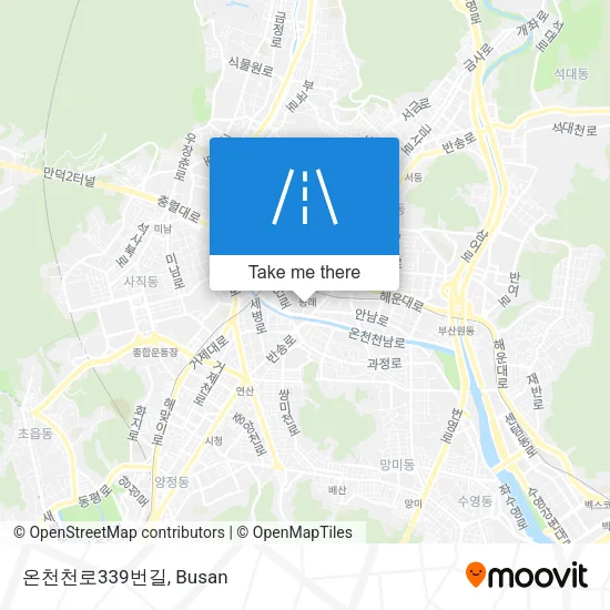 온천천로339번길 map