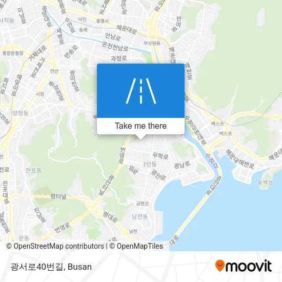 광서로40번길 map