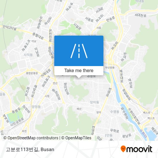 고분로113번길 map