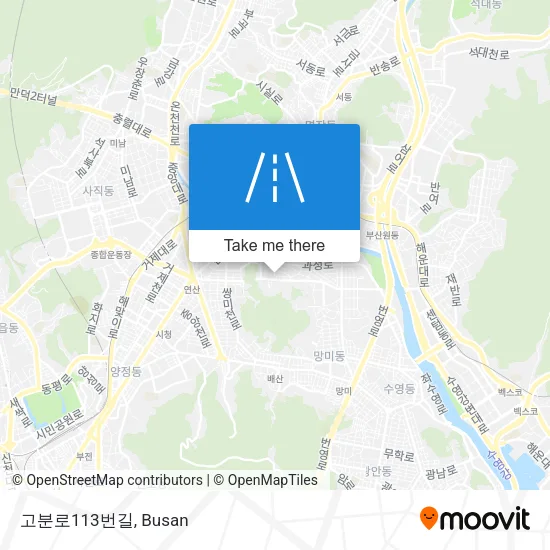 고분로113번길 map