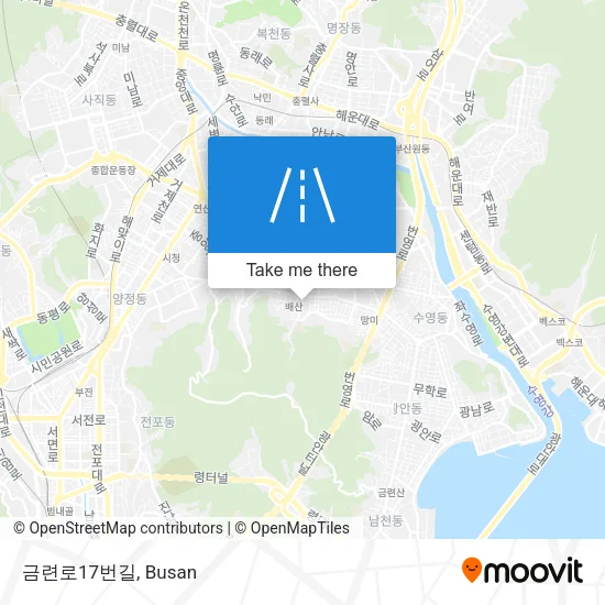 금련로17번길 map