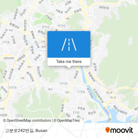 고분로242번길 map