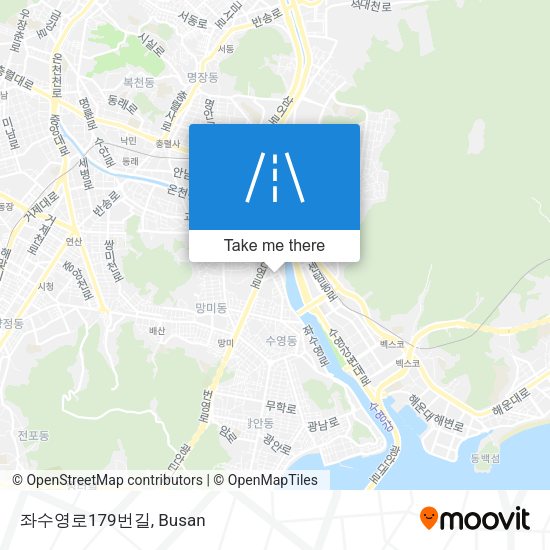 좌수영로179번길 map