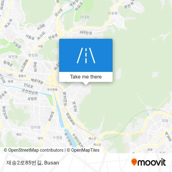 재송2로85번길 map