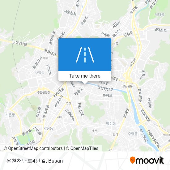 온천천남로4번길 map