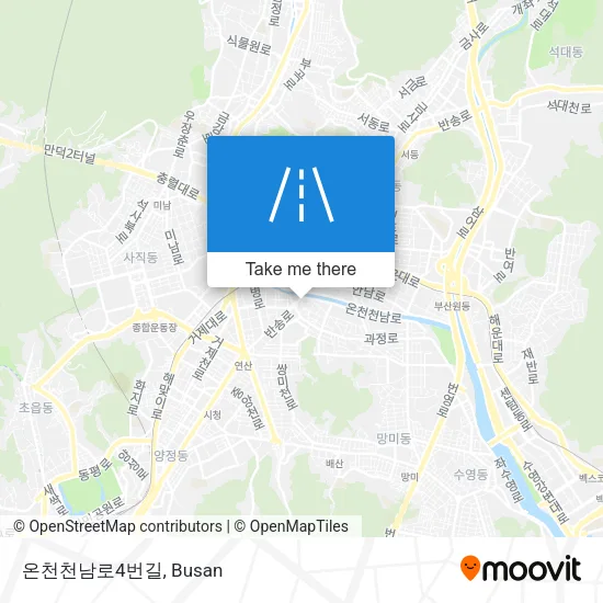 온천천남로4번길 map