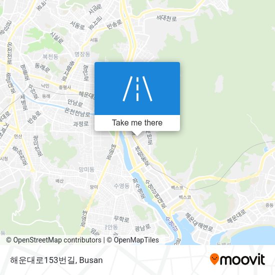 해운대로153번길 map