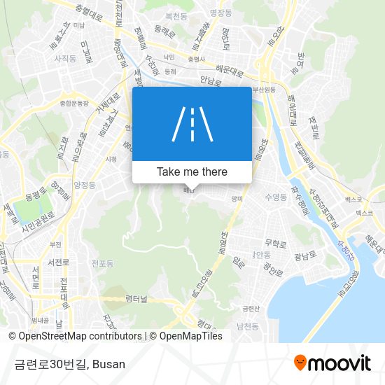 금련로30번길 map