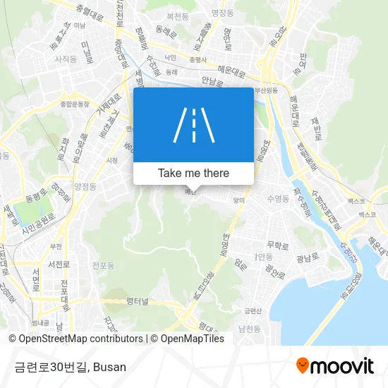 금련로30번길 map