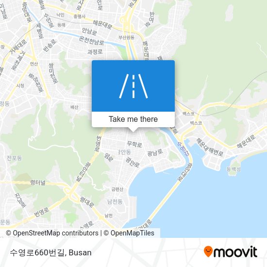수영로660번길 map