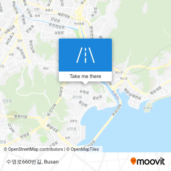 수영로660번길 map