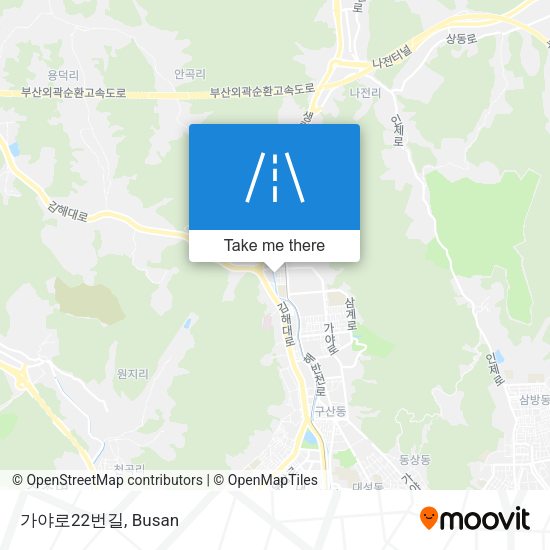 가야로22번길 map