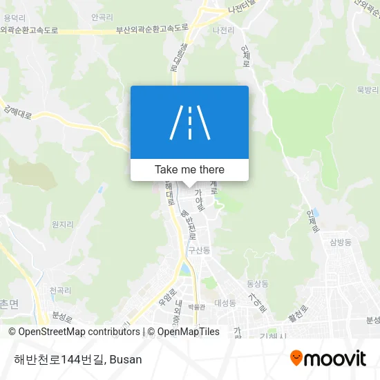 해반천로144번길 map