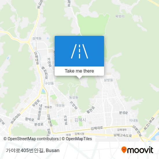 가야로405번안길 map