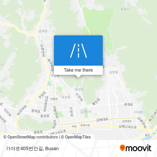 가야로405번안길 map