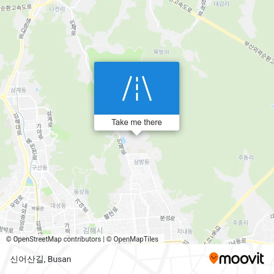 신어산길 map
