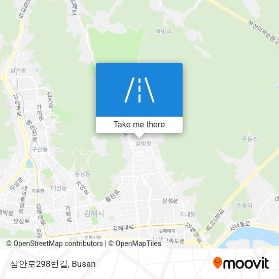삼안로298번길 map
