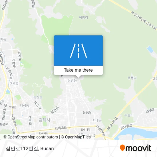 삼안로112번길 map