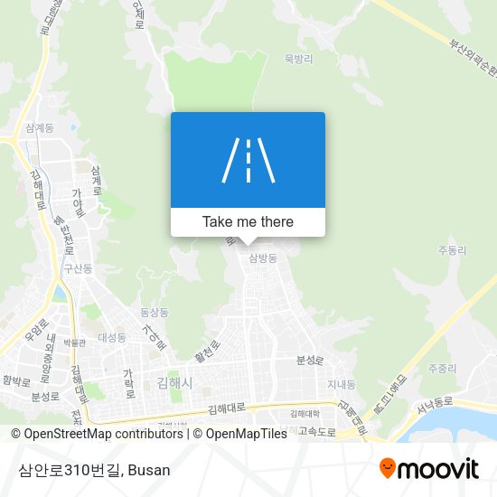 삼안로310번길 map