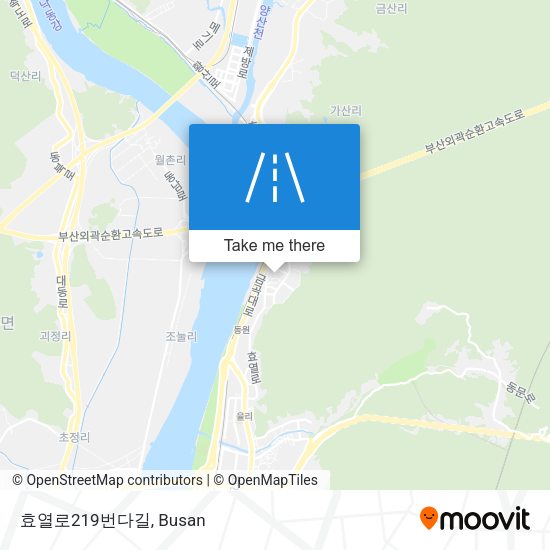 효열로219번다길 map