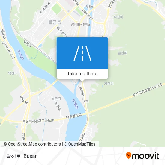 황산로 map