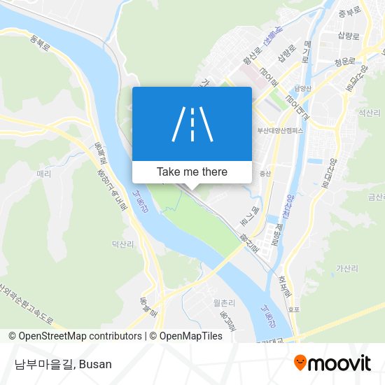 남부마을길 map