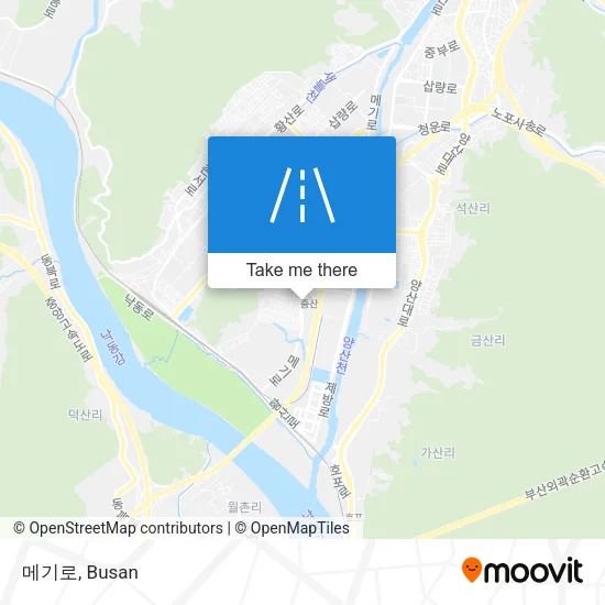 메기로 map