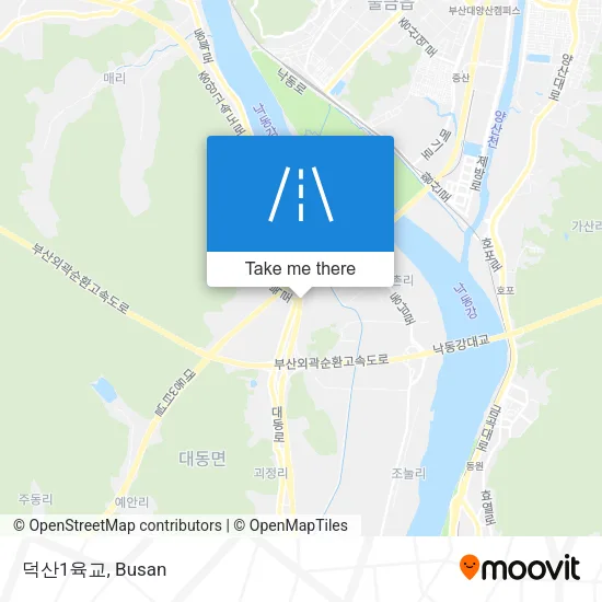 덕산1육교 map