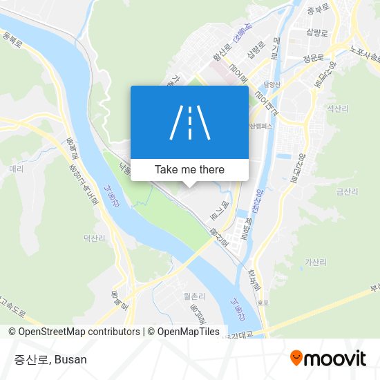 증산로 map