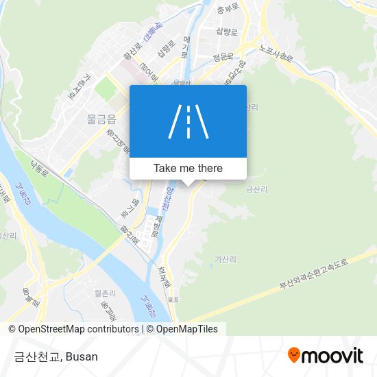 금산천교 map