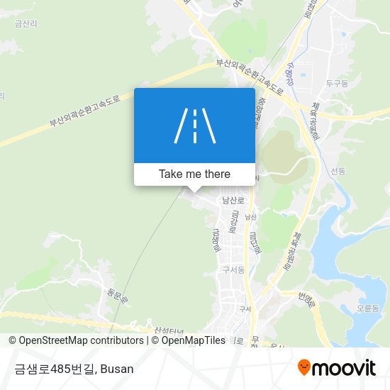 금샘로485번길 map