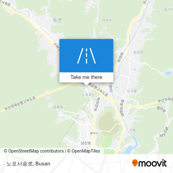 노포사송로 map