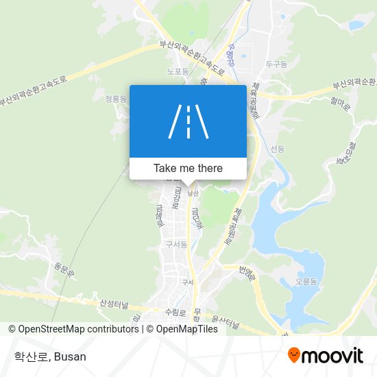 학산로 map