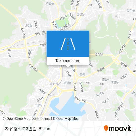 자유평화로3번길 map