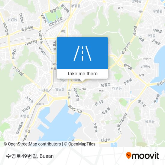 수영로49번길 map