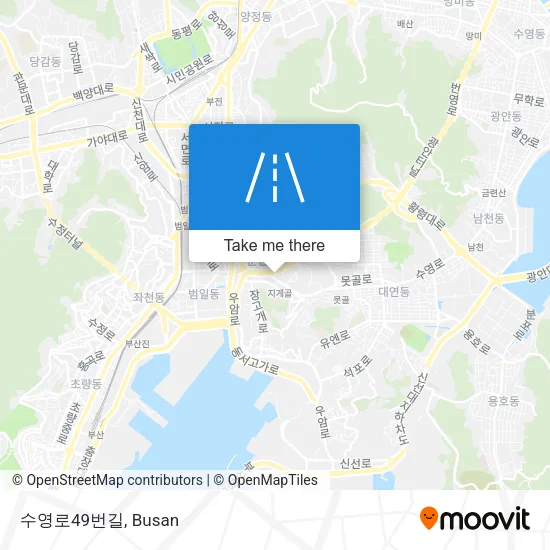 수영로49번길 map