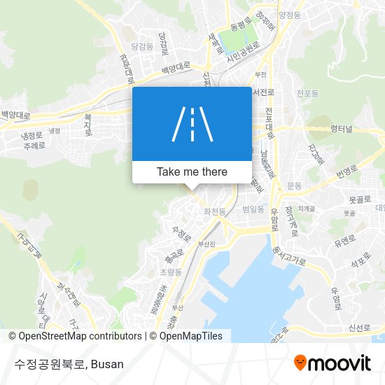 수정공원북로 map