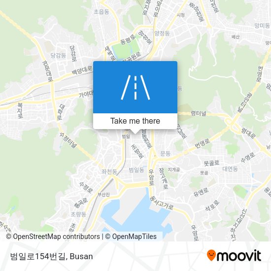 범일로154번길 map