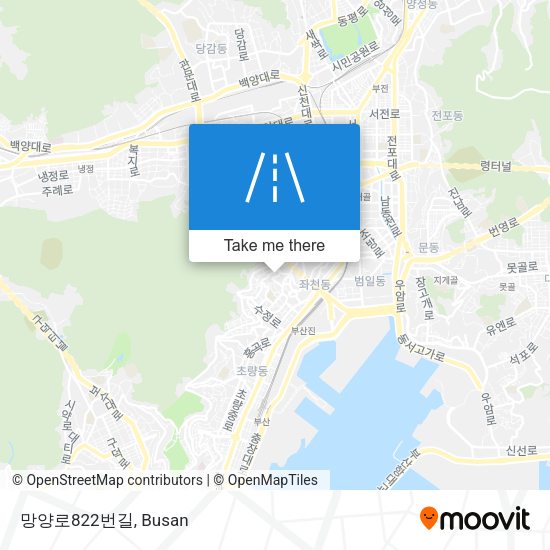망양로822번길 map