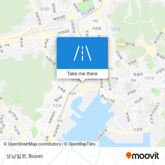 성남일로 map
