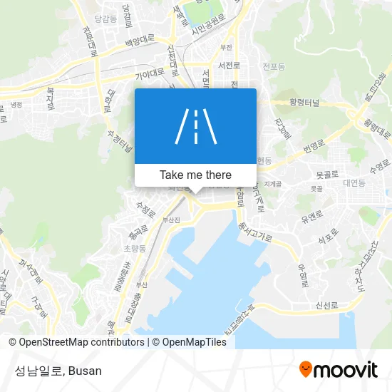 성남일로 map