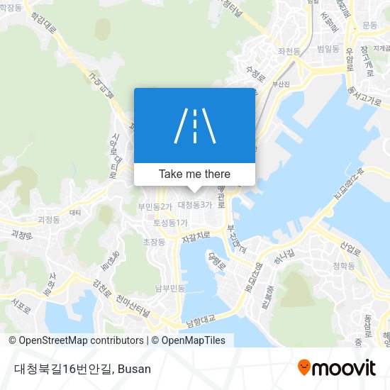 대청북길16번안길 map