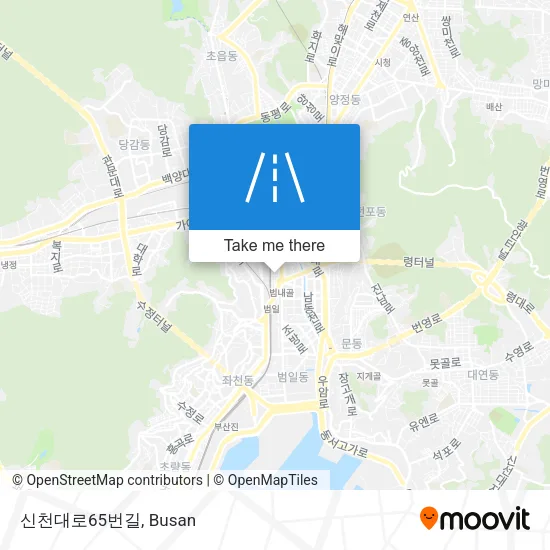 신천대로65번길 map