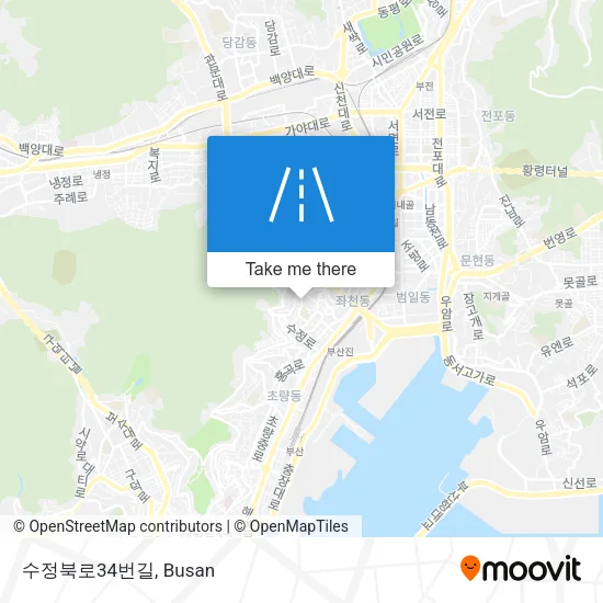 수정북로34번길 map