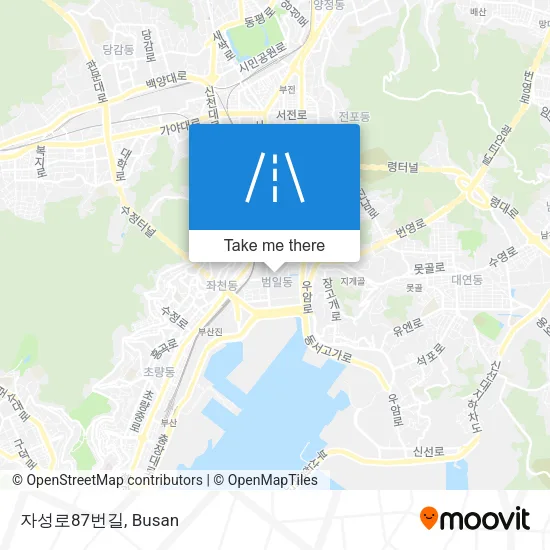자성로87번길 map