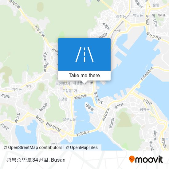 광복중앙로34번길 map