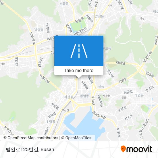 범일로125번길 map