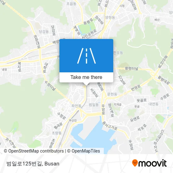 범일로125번길 map
