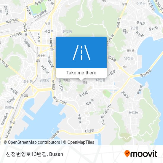 신정번영로13번길 map