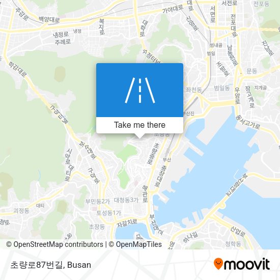 초량로87번길 map